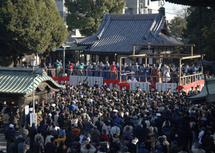Setsubun at Shibamata Taishakuten