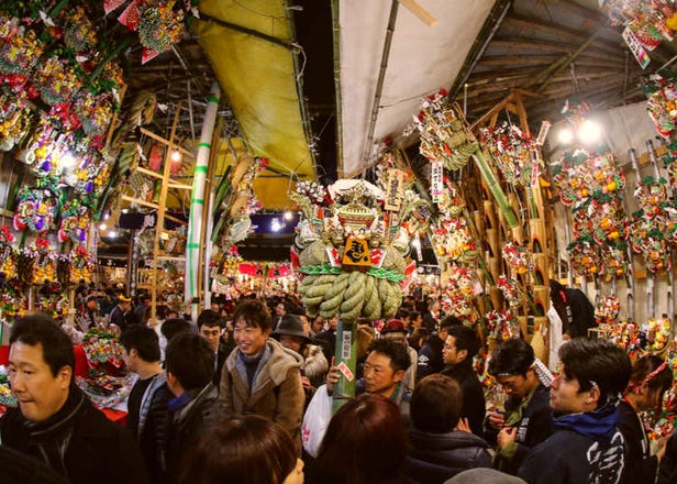浅草の祭り「酉の市」がアツい！夜通しで熊手を売るなど外国人も注目のザ・ジャパン！