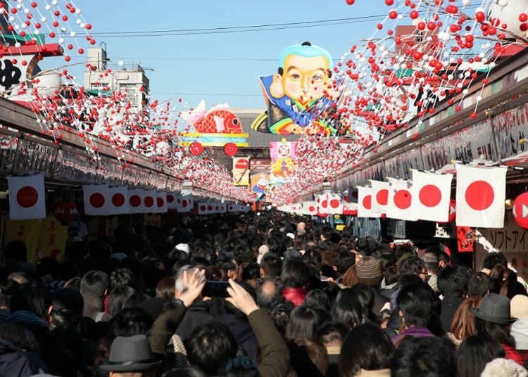 仲見世通り〜浅草寺本堂エリア