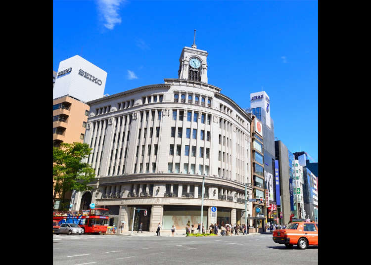 東京銀座 銀座駅周辺の地図 観光情報 Live Japan 日本の旅行 観光 体験ガイド