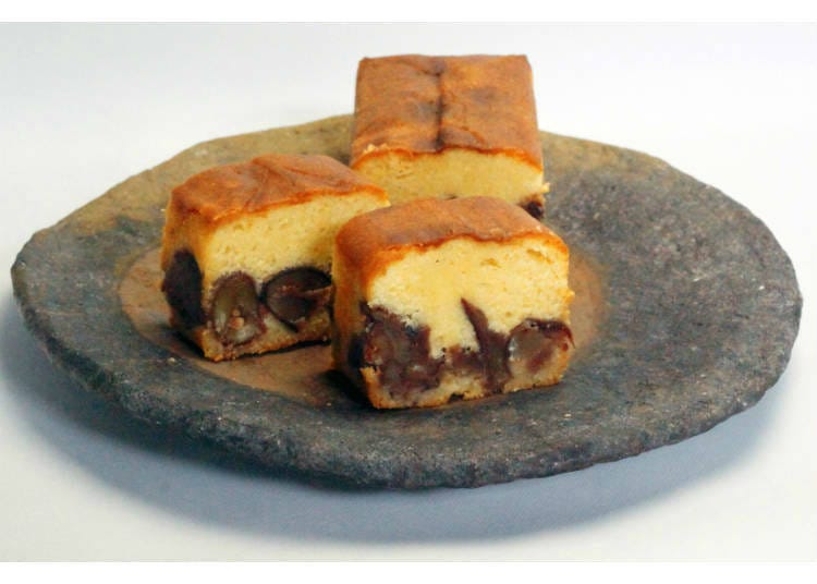 「足立音衛門」の和栗のケーキ