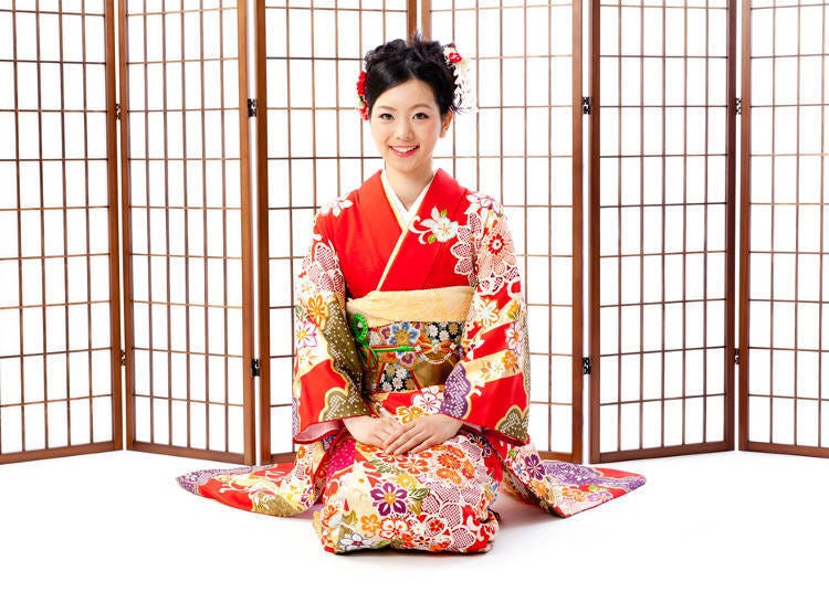 Long Sleeves, a Symbol of Maturity: The Furisode Kimono