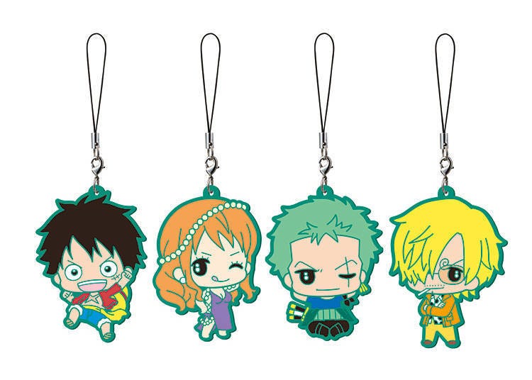 One Piece Rubber Charms for Your Phone and Bag!