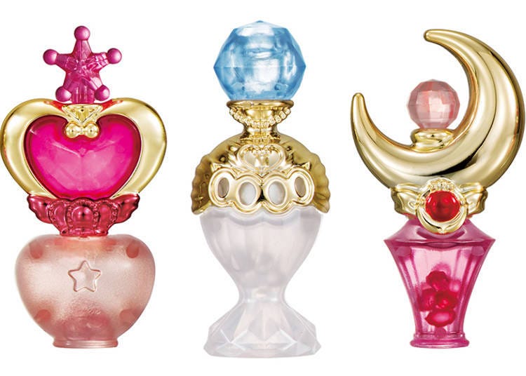 The Beautiful Sailor Moon Prism Perfume Bottles