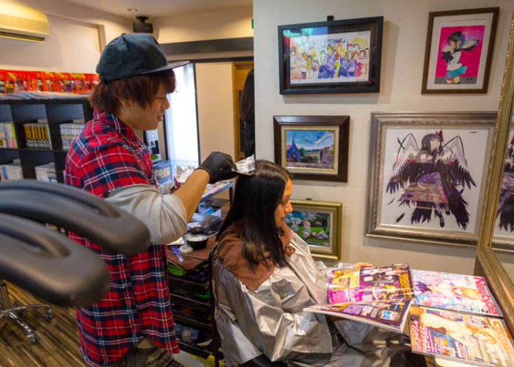 秋葉原のオタク向け美容室 Off Kai でアニメキャラ風の髪型を注文 出来栄えやいかに Live Japan 日本の旅行 観光 体験ガイド