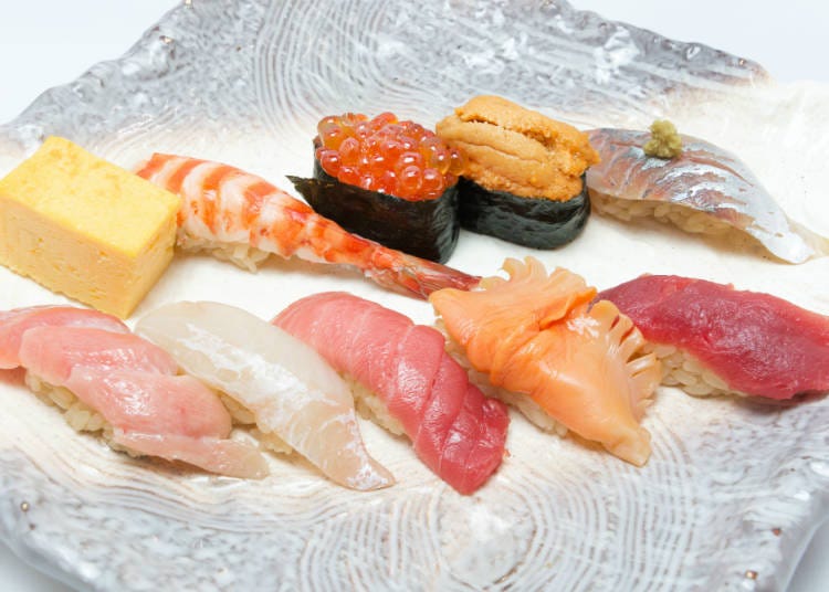 寿司丸寿司套餐 3780日元（含稅）可选星鳗或2贯握寿司