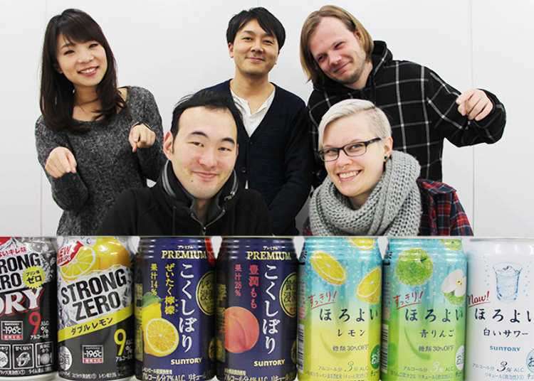 No 1はどれだ サントリーの人気缶チューハイを外国人5人が飲み比べ Live Japan 日本の旅行 観光 体験ガイド