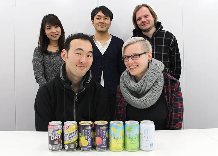 The Five Chuhai Taste Testers