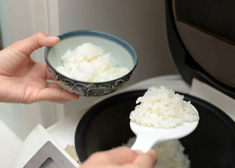 Rice Cooker Convenience: Preparing the Rice the Day Before!