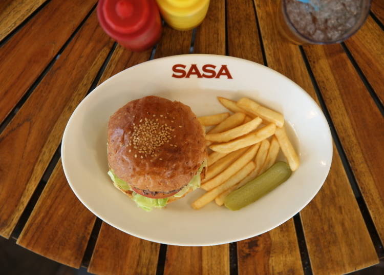 3. Grill Burger Club Sasa - a Sweet Japanese-Style Burger