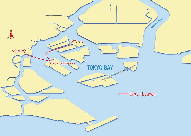 tokyo cruise map