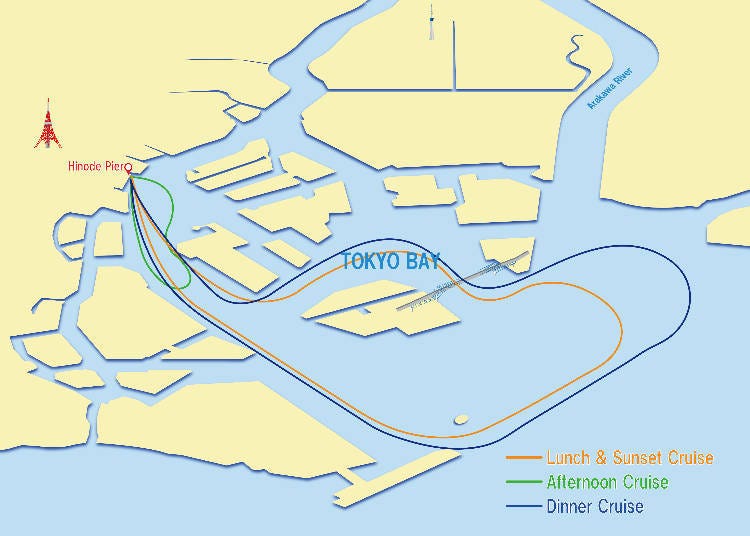 tokyo cruise map