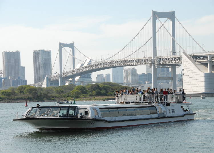 東京の端まで運航する「東京水辺ライン」