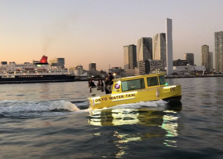日本首家按乘客需求航行的水上出租车