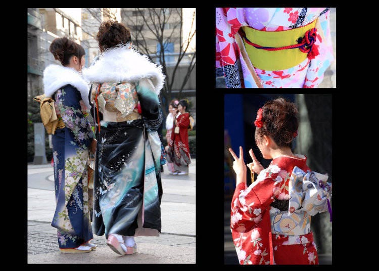 What kinds of Japanese Kimono are there and when are they worn?