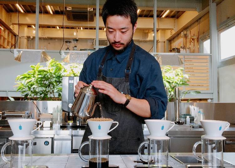 尋訪東京中目黑BLUE BOTTLE COFFEE～這2種工具就是好喝的關鍵！