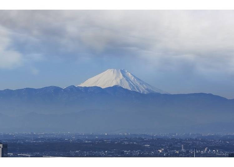 一早若能在擁擠的電車上看到富士山，那麼今天一定會很幸運！