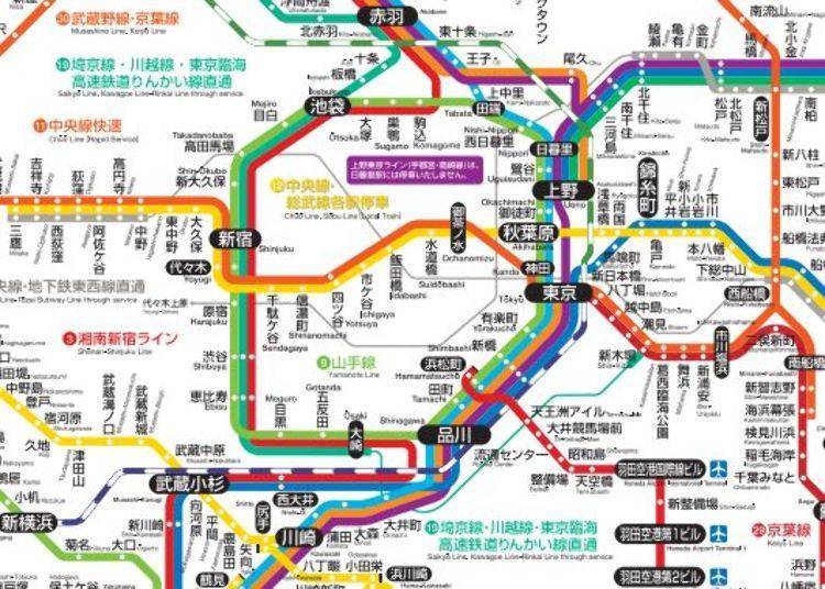 JR East: The convenient Yamanote Line and Chuo Line