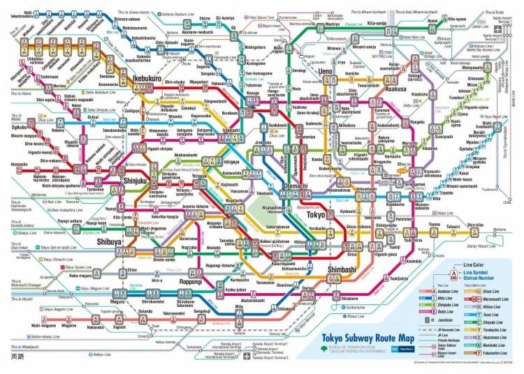 Tokyo Metro: 9 Subway Lines