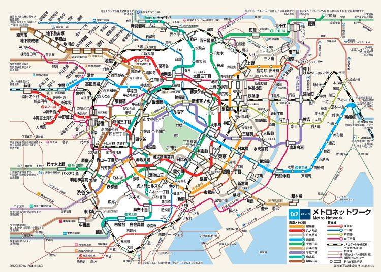 東京メトロー9つの路線をもつ地下鉄