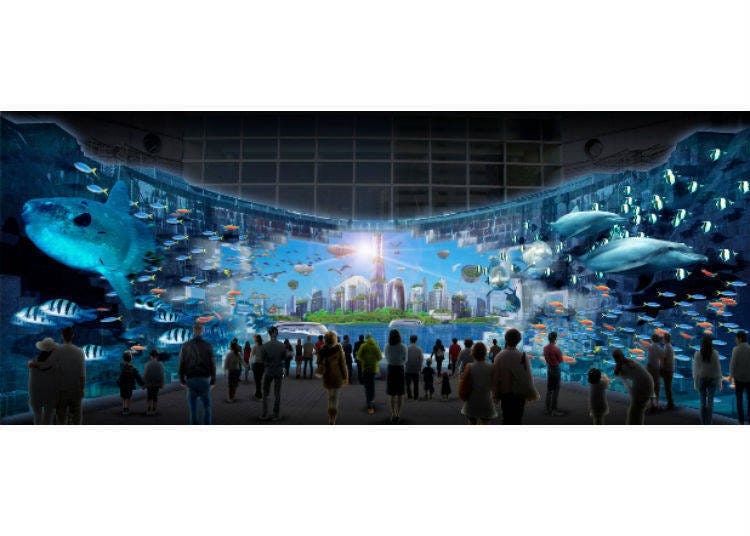 4. Yokohama Landmark Tower's Dockyard Projection Mapping: Immerse Yourself in a Powerful Visual Experience