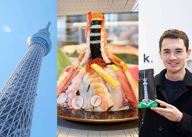 [MOVIE] スカイツリーを追求したら…外国人も仰天のデカ盛り寿司とお土産に遭遇｜東京執事物語