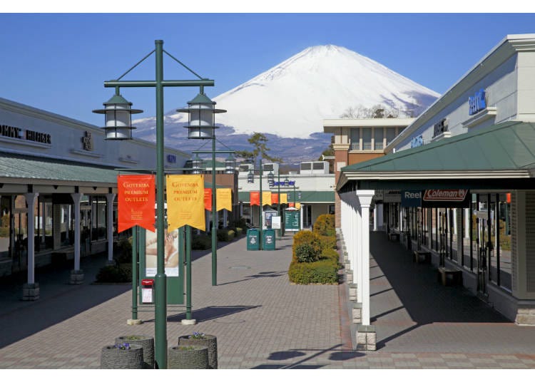 可以看見富士山的御殿場PREMIUM OUTLETS