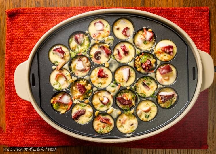 What is takoyaki made of?