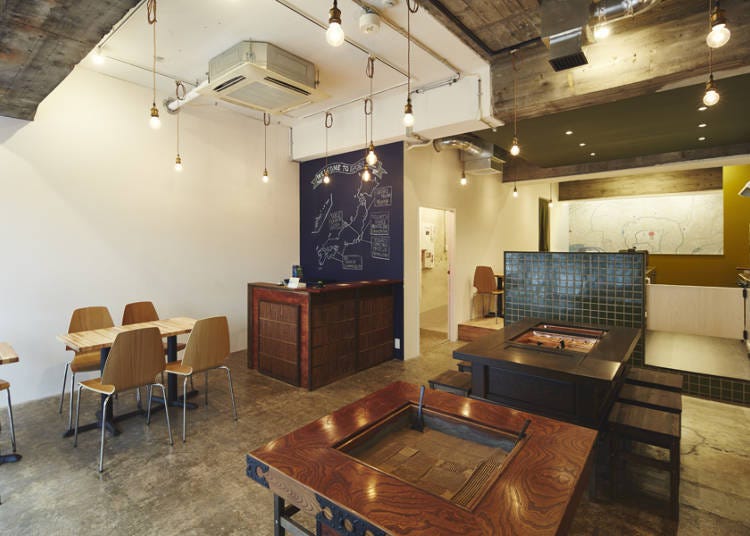 이로리가 있는 가족같은 분위기의 「IRORI Nihonbashi Hostel and Kitchen」