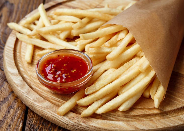 Westerners, on the other hand, go for "Potato Fries", also known as "French Fries"!