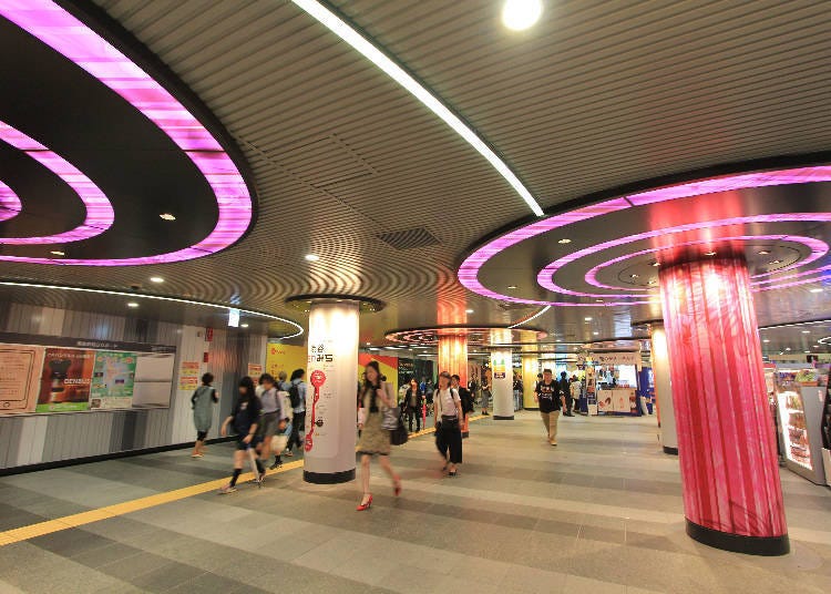 The underground passage “Shibuya Chikamichi.”