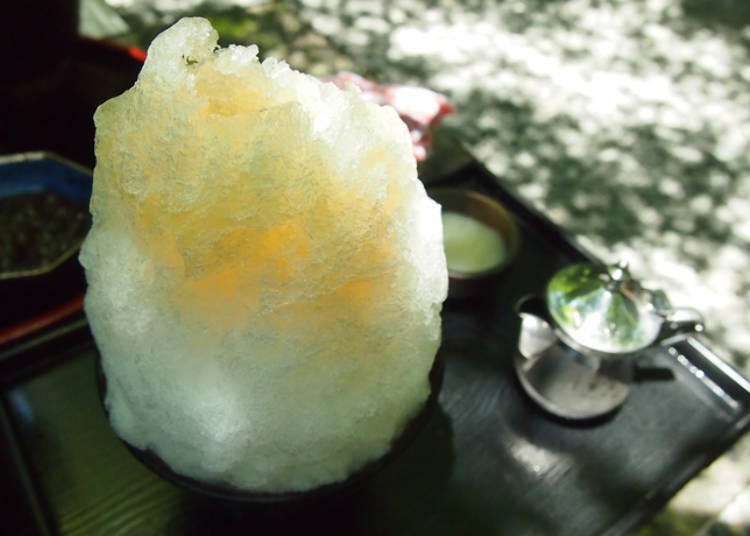1. Kakigori shaved ice at Asami Reizo