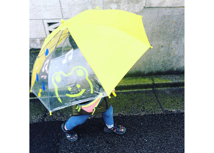 Children's umbrellas are also super cute! / Photo courtesy of "Ms. Mentaiko's Life and Travel Diary" Facebook & Instagram Page