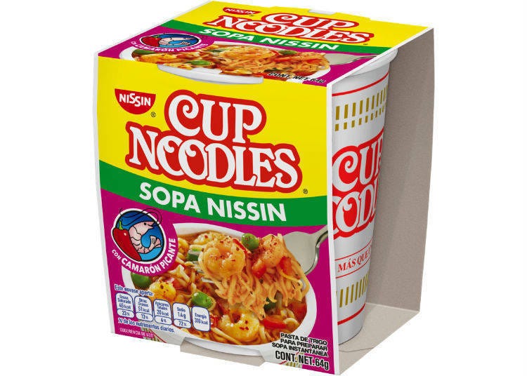 Cup Noodles: Con Camaron Picante flavor from Mexico