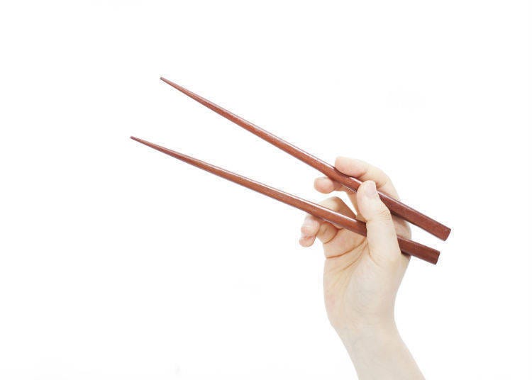 6. There are rules behind the use of chopsticks