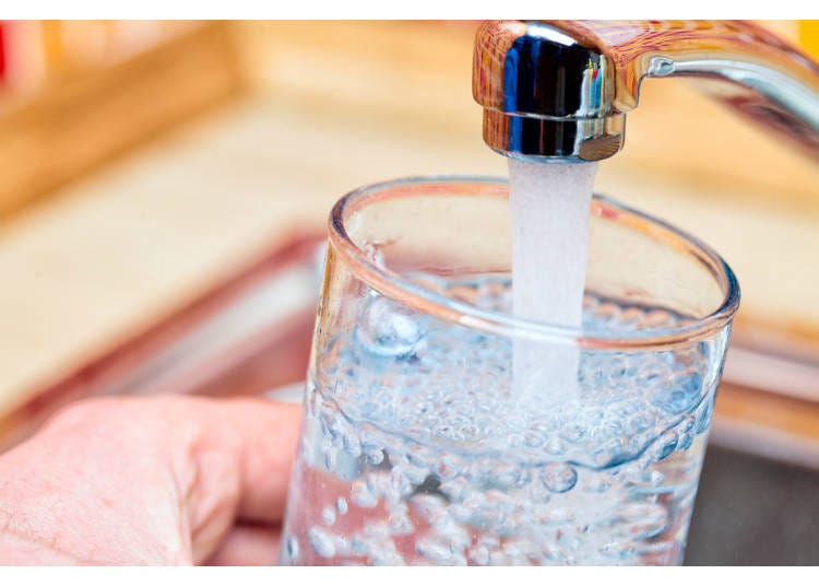 7)日本水龍頭的水可以直接喝嗎?