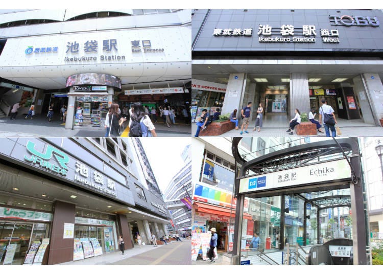↑Four companies serve Ikebukuro Station: Seibu Railway, JR, Tobu Railway, and Tokyo Metro.