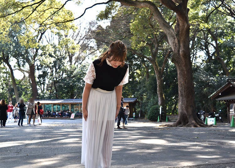 2. Passing the Torii Gate: Remove Your Hat and Bow Once