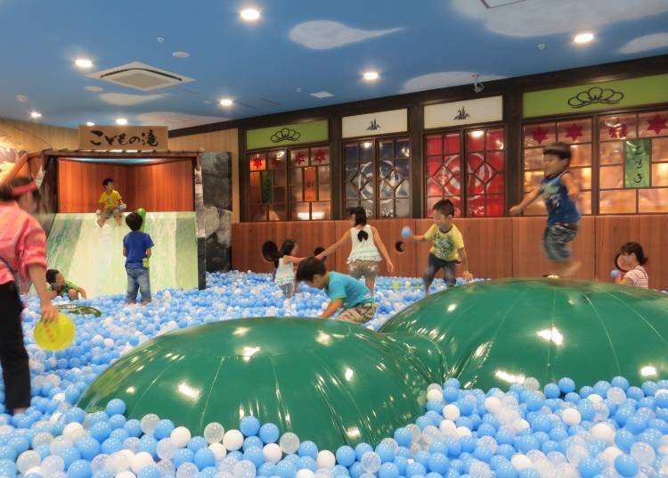 2. Kodomo no Yu: Japan’s Largest Ball Pool Directly under the Scenic Tokyo Skytree