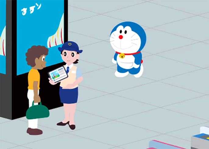 Everyone S Favorite Robot Cat Doraemon Shares About Tokyo S Subway Live Japan Travel Guide