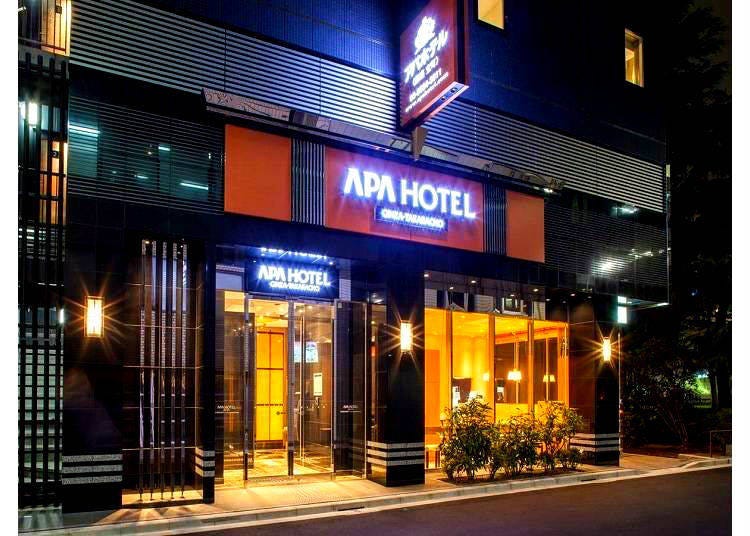 2. APA Hotel: Excellent location, cheap hotels in Japan
