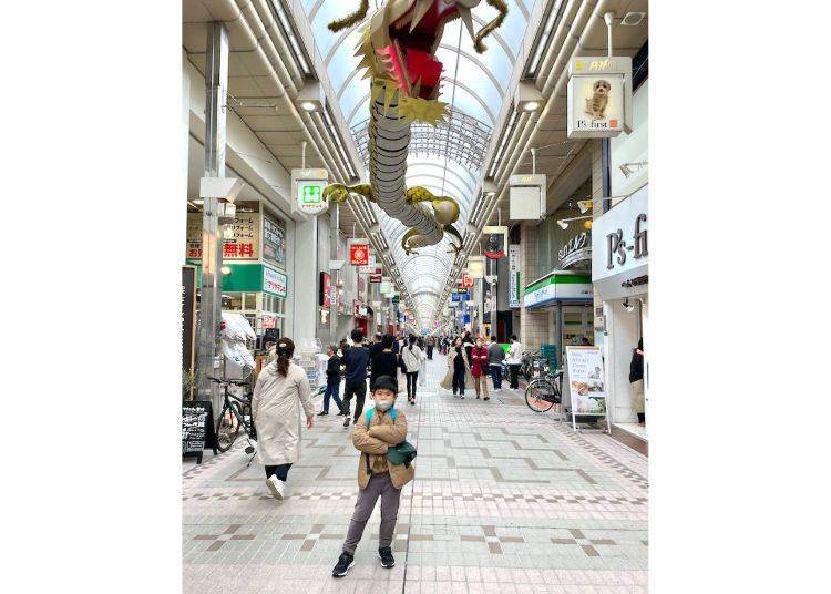 Musashi-Koyama PALM Shopping Street (Photo from "Ms. Mentaiko's Life and Travel Diary" Facebook page)