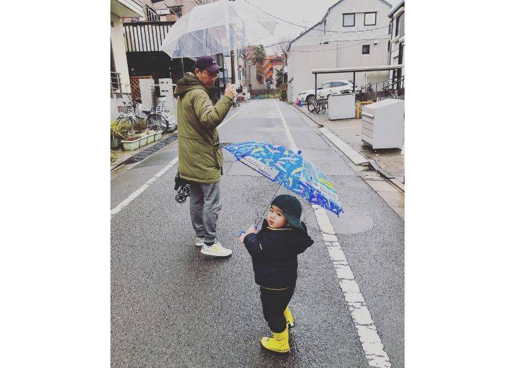 หากฝนตก อากาศมักจะเย็นลงเล็กน้อย （ภาพจาก: เพจ Facebook 「Ms. Mentaiko's Life and Travel Diary」）