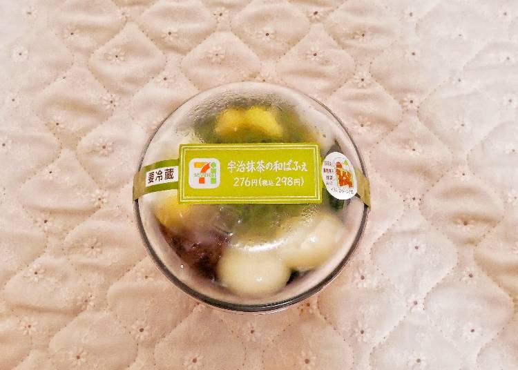 7-11宇治抹茶和風聖代(宇治抹茶の和ぱふぇ)