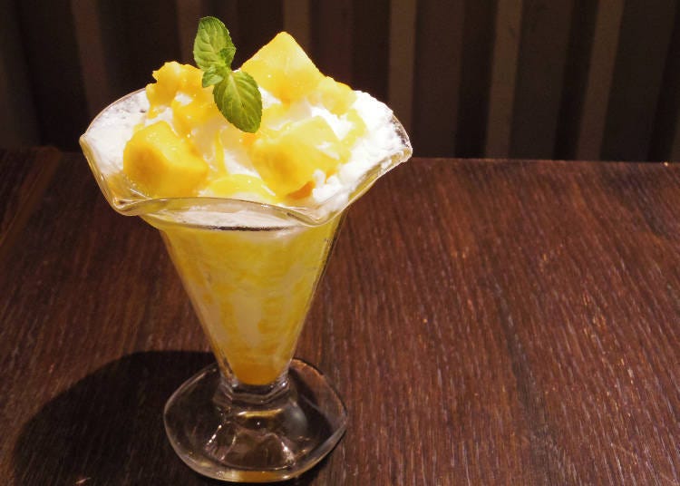 [Asakusa Ekimise] Delicious Mango Shaved Ice Makes You Happy at Tsuki to Pasta