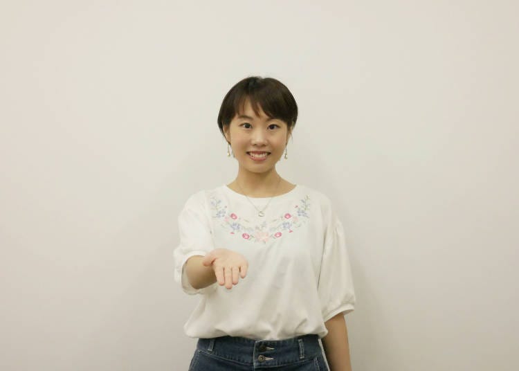 ...while an open hand gesture is used to indicate &ldquo;you.&rdquo;