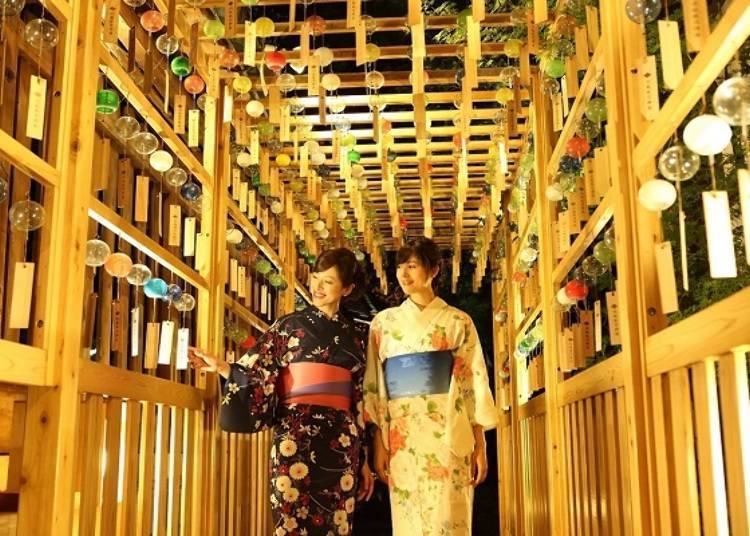 充满看点的夏季川越冰川神社