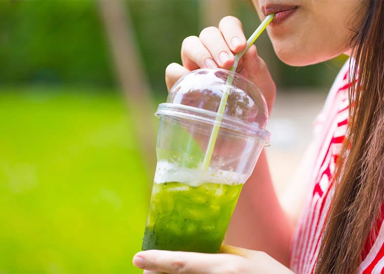 7. Iced Green Tea: Japanese drink of choice!