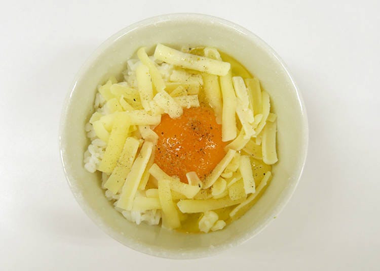 일본과 이탈리아가 만났다!? ‘치즈와 우유을 넣은 카르보나라풍 TKG’