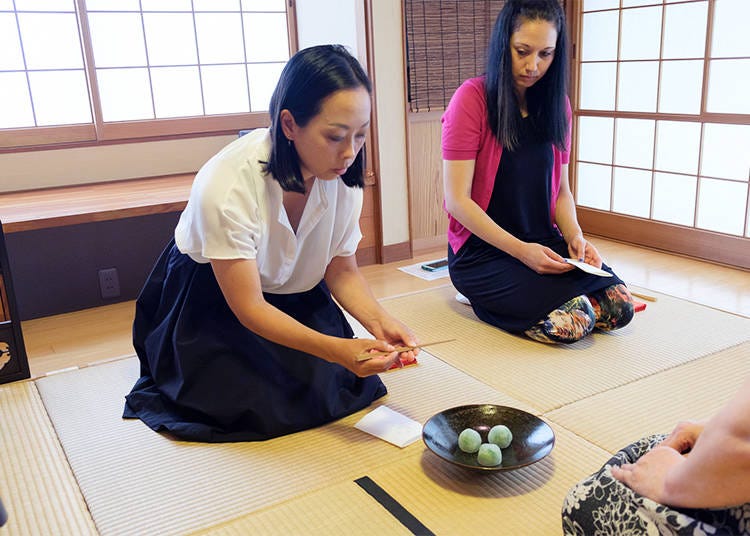 Tasting Traditional Sweets: Elemental part of Japanese tea ceremony